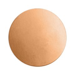 Circle, 2"- Premium Stamping Blanks, Copper, 24 Pack