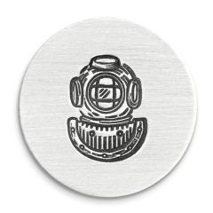 Deep Sea Diving Helmet Ultra Detail Stamp, 12mm