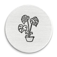 Swiss Cheese Plant Ultra Detail Stamp, 12mm