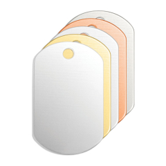 Dog Tag, 1 1/4"- Premium Stamping Blanks