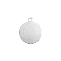 Alkeme Circle Tag w/ Ring 5/8"- Premium Stamping Blanks