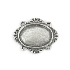 Artisan Pewter Stamping Blank, Oval