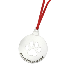 Ball w/ Paw Print Ornament Project Kit