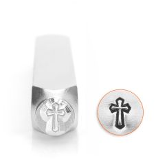 Cross Outline Design Stamp, 6mm