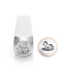 Rocking Horse Design Stamp, 6mm