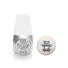 Teddy Bear Design Stamp, 6mm