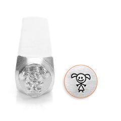 Daughter Stick Figure Design Stamp, 6mm